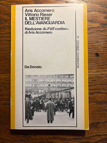 Mestiere dell avanguardia - il,