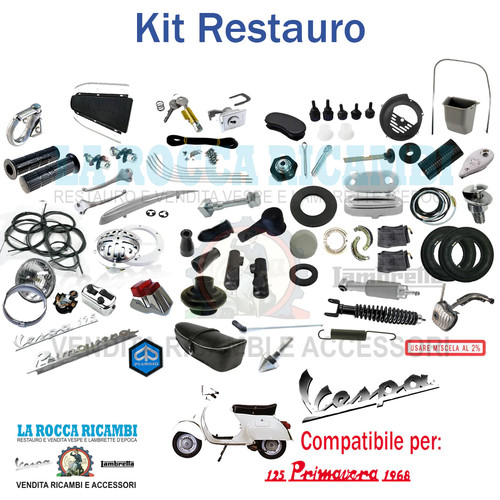 Kit restauro vespa 125 - kit,