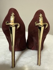 Cesare Paciotti Burgundy Suede