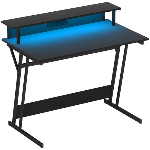 Homcom scrivania gaming con - scrivania,
