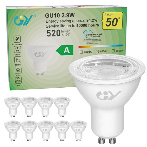 Lampadina led gu10 9w - led,