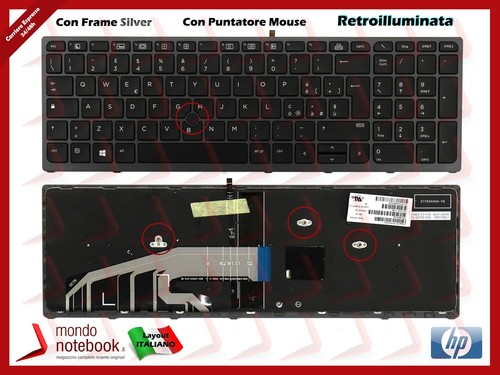 Tastiera notebook zbook 15 - tastiera,