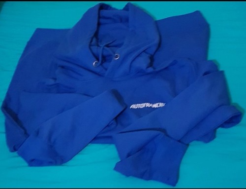 Felpa cappuccio blu gadget - felpa,
