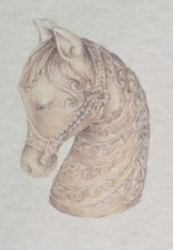 disegno.Testa di cavallo a