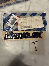 SCRITTA LOGO SIGLA FREGIO "BRAVO SX" POSTERIORE FIAT BRAVO I SERIE  FIAT 7791334