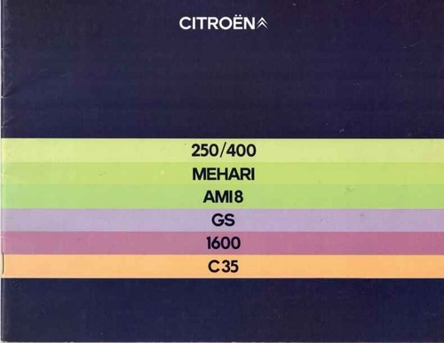 Brochure citroën 2cv 250 - brochure,