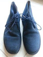 lotto 668 scarpe classiche sportive clark blu scuro n.41