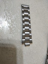3 Maglie Bracciale Modello Oyster President Satinato Spezzone Acciaio Inox 