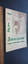 Teocrito Le Siracusane traduzione in dialetto siciliano di Passarello 1976