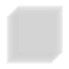 10 Pcs Fogli Vuoti per Stencil