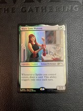 Mary Jane Watson Play Promo Foil mtg Spider Man Playing Card