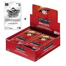 One Piece OP13 Box Carrying on His Will Display 24 Buste ENG + Anniversary Pack