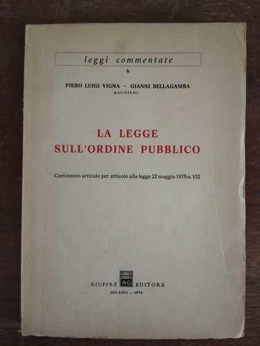 Legge sull ordine pubblico - la,