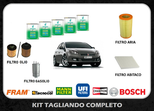 Kit tagliando fiat bravo 6 - kit, 1.6