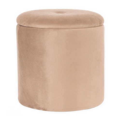 Pouf contenitore velluto - pouf,