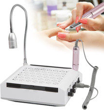 Set Professionale per Manicure, Fresa Elettrica Fresa Unghie 4 in 1 Aspiratore D