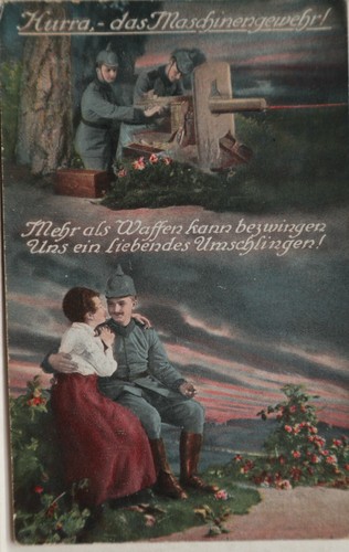 Vecchio cartolina ww1 tedesco - cartolina,