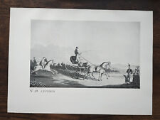 Un cavallo e un carro tandem -