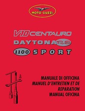 CD MANUALE OFFICINA MANUTENZIONE MOTO GUZZI V10 CENTAURO-DAYTONA RS-1100 SPORT*