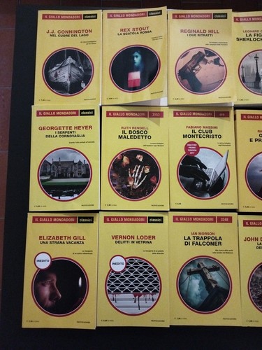 Lotto libri gialli - libri,