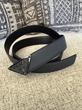 Cintura uomo Prada triangolo
