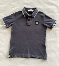 Polo Stone Island Junior bambino originale colore bleu marine taglia 6 (116cm)