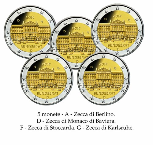 Germania 2019 2 euro - germania,