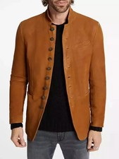 Giacca blazer uomo vera pelle