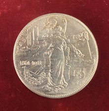2069 - Riproduzione Moneta Regno d'Italia - 5 Lire Cinquantenario V.E. III 1911