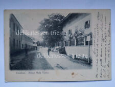 GRADISCA Gorizia Borgo Mola Matta animata  vecchia cartolina