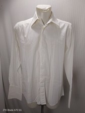 Articolo e3853 camicia da cerimonia uomo Carlo Pignatelli bianca, taglia EU40/15