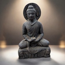 Scultura Buddha seduto –