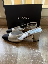 SLINGBACK CHANEL TALON CUIR