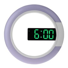 1 Set Orologio da Parete Digitale A LED, Sveglia Digitale A Specchio In Pla9491