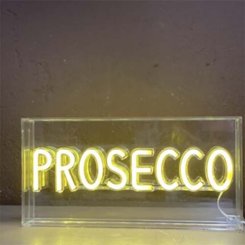Insegna neon led prosecco - neon, in