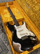 Fender Custom Shop Custom Built 1963 Stratocaster Heavy Relic Black 2020
