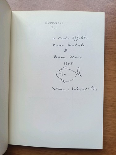 Autografato vanni scheiwiller - vanni,