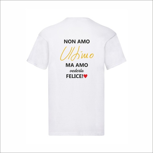 Shirt non amo ultimo - non,
