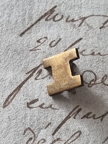 Monogramma lettere ottone - monogramma,