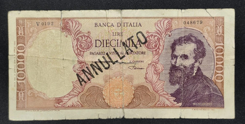 10000 lire michelangelo - 10000,
