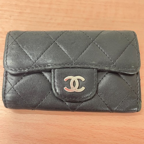 Chanel matelasse portachiavi - chanel,