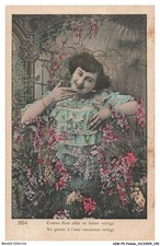 AZMP9-0787-FEMME Carte Postale