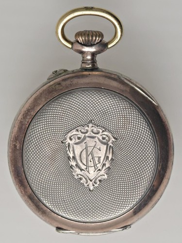 Orologio tasca argento inciso - orologio,