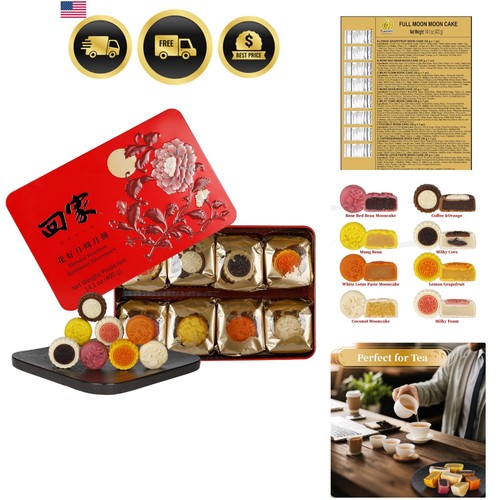 Mooncakes assortiti gusti - assortiti, 8