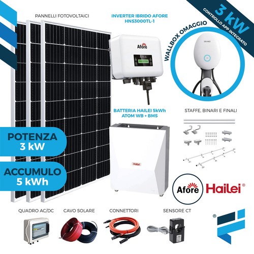 Kit monofase solare - kit,