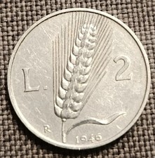 2 LIRE EAR 1946 BB + RARE COIN