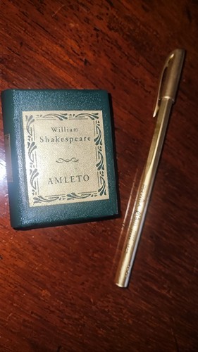 Mini libro amleto william - libro, amleto,
