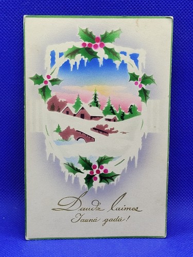 Vecchia cartolina auguri - , di