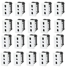 PRESA BTICINO MATIX COMPATIBILE SPINA BIPASSO 16A 250V 20 PRESE