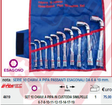 Set serie chiavi chiave a - 10,